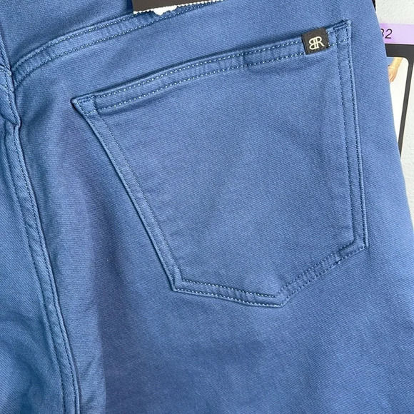 BANANA REPUBLIC NWT Blue Slim Fit Brushed Cotton Stretch Chinos Preppy 30x32 - Picture 6 of 13